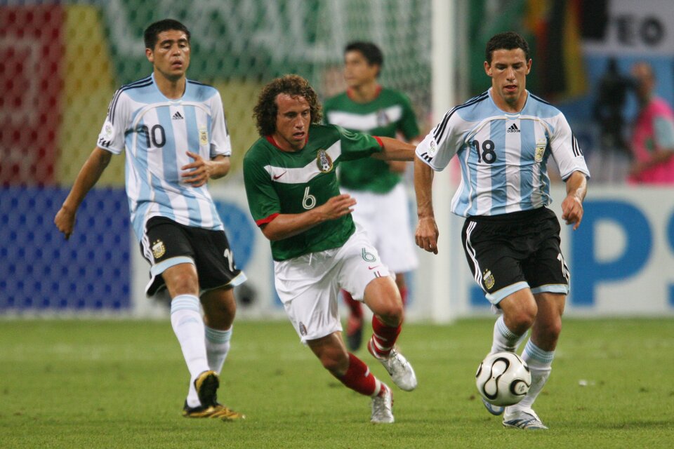 El 24 de junio de 2006, Argentina derrotó a México 2-1 con el recordado gol de Maxi Rodríguez en tiempo suplementario (Foto: MEXSPORT).