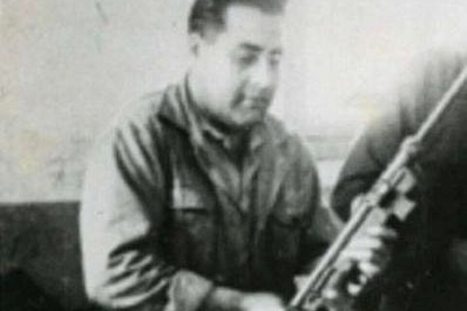 Una antigua foto de Muñiz en los tiempos de la liberación argelina.