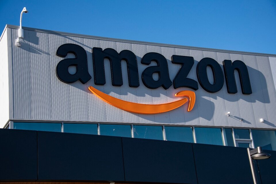 Las acciones de Amazon vienen en caída en Wall Street. (Fuente: AFP)