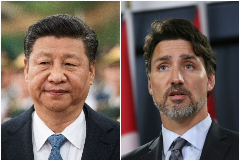 Xi Jinping se molestó con el pimer ministro canadiense Justin Trudeau. (Foto: AFP)