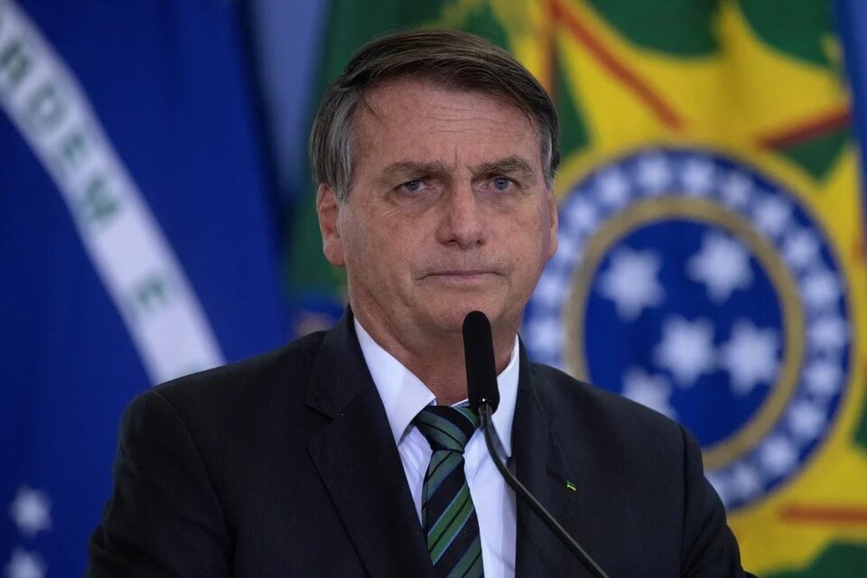 Jair Bolsonaro fue internado por un dolor abdominal. Imagen: EFE.  