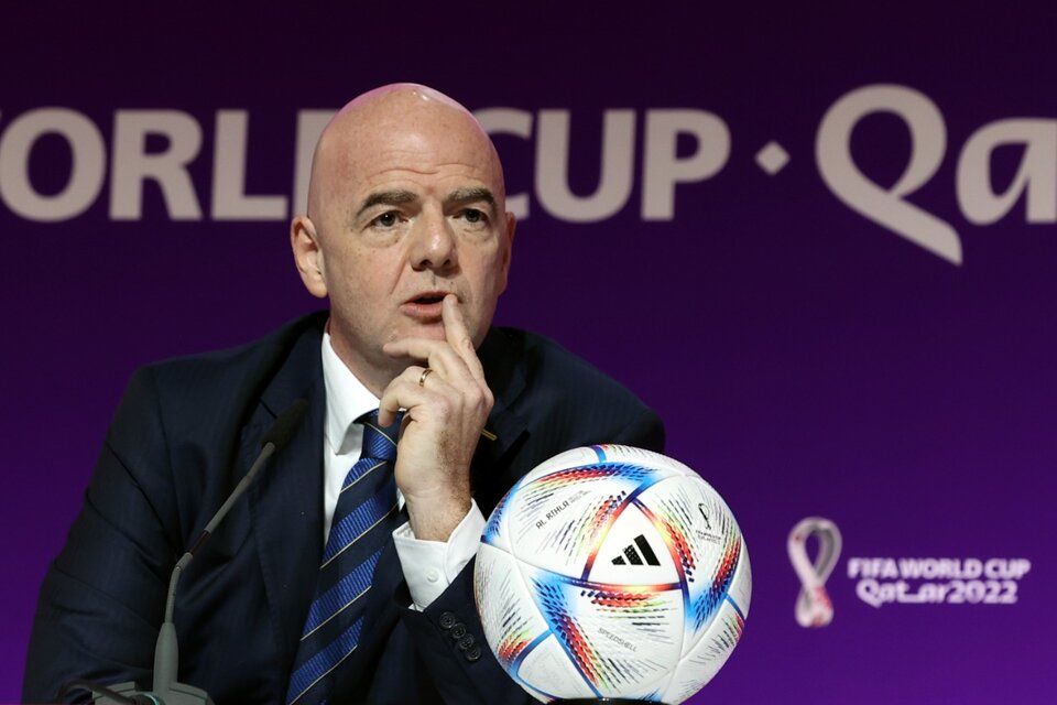 Gianni Infantino, presidente de la FIFA. (Fuente: EFE)