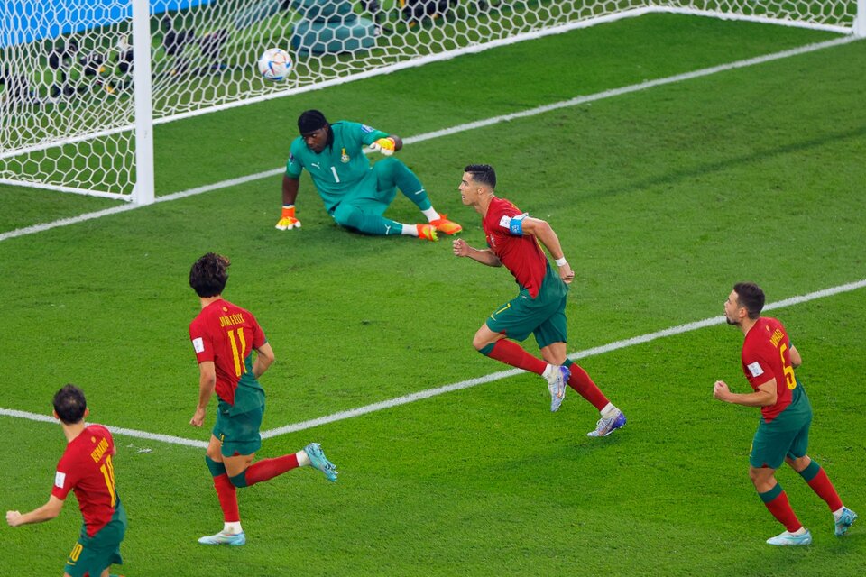 Mundial Qatar 2022: Portugal batió con mucho suspenso al duro Ghana (Fuente: AFP)