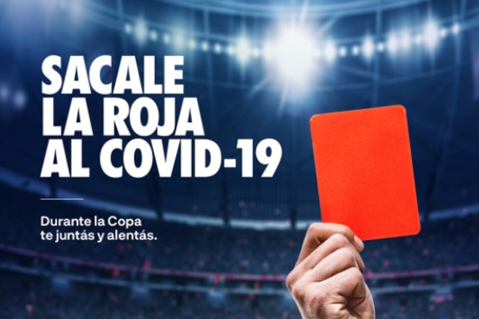 La Sociedad argentina de Vacunología y Epidemiología (SAVE) lanzó la campaña "Scale la roja al Covid-19" para que las personas se apliquen los refuerzos de las vacunas. (Foto: SAVE).