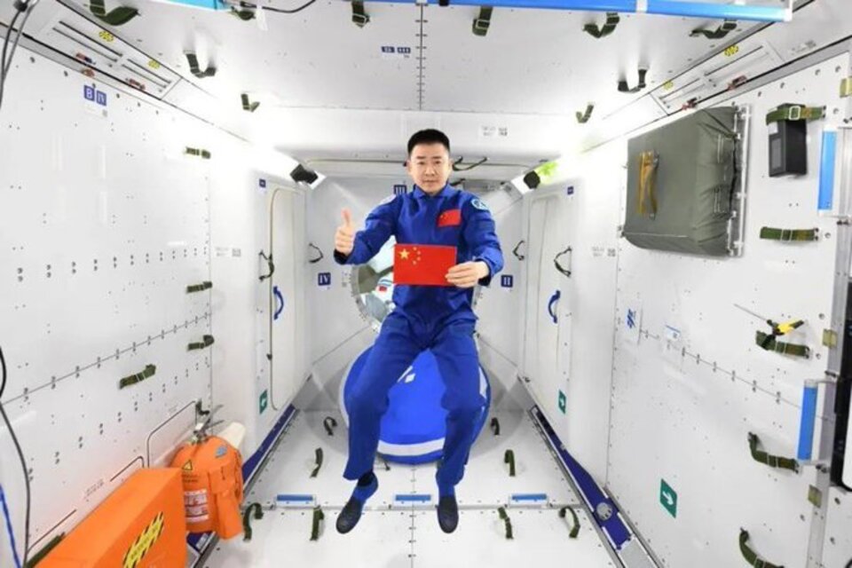 Chen Dong viajó al espacio en dos ocasiones y está a bordo de la estación espacial Tiangong. (Foto: Xinhua)