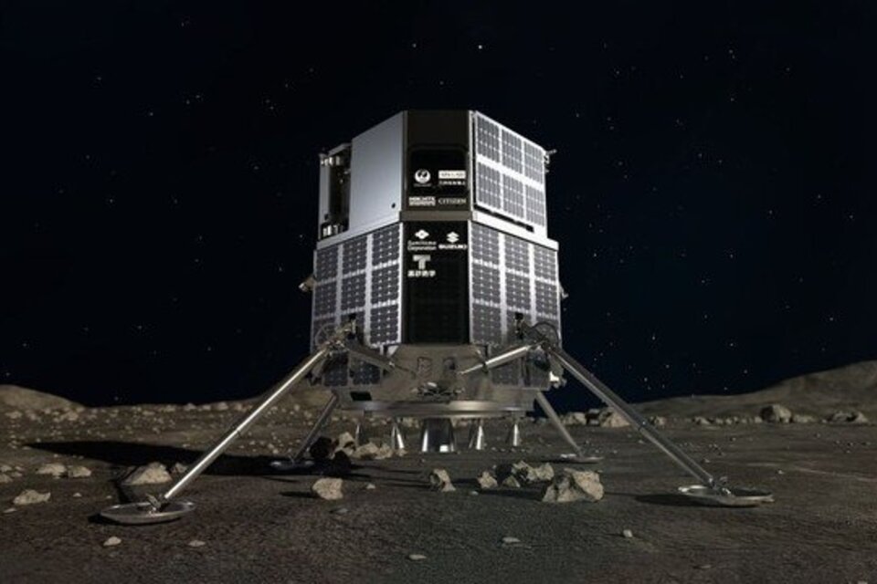 El Rover Rashid que enviarán a la Luna. Imagen: Ispace. 