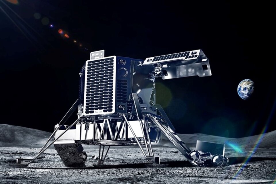 El módulo japonés que llegaría a la Luna en abril de 2023, fabricado por la empresa privada ispace. (Foto: Hakuto-R)