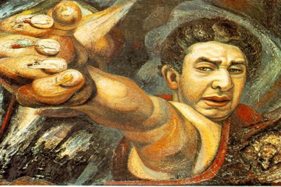 "El coronelazo", un autorretrato de David Alfaro Siqueiros de 1945.