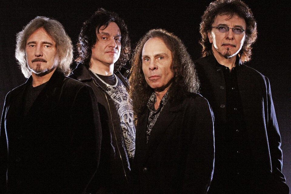 Black Sabbath con Dio, a principios de la década del '80. 