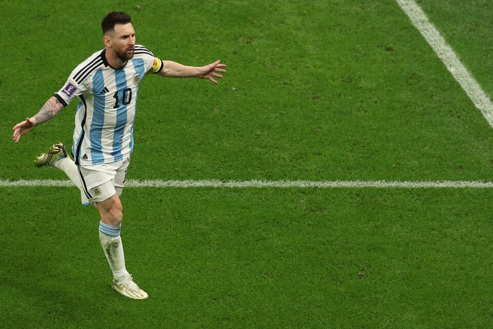 Lionel Messi, record argentino en Copas del Mundo (Fuente: AFP)