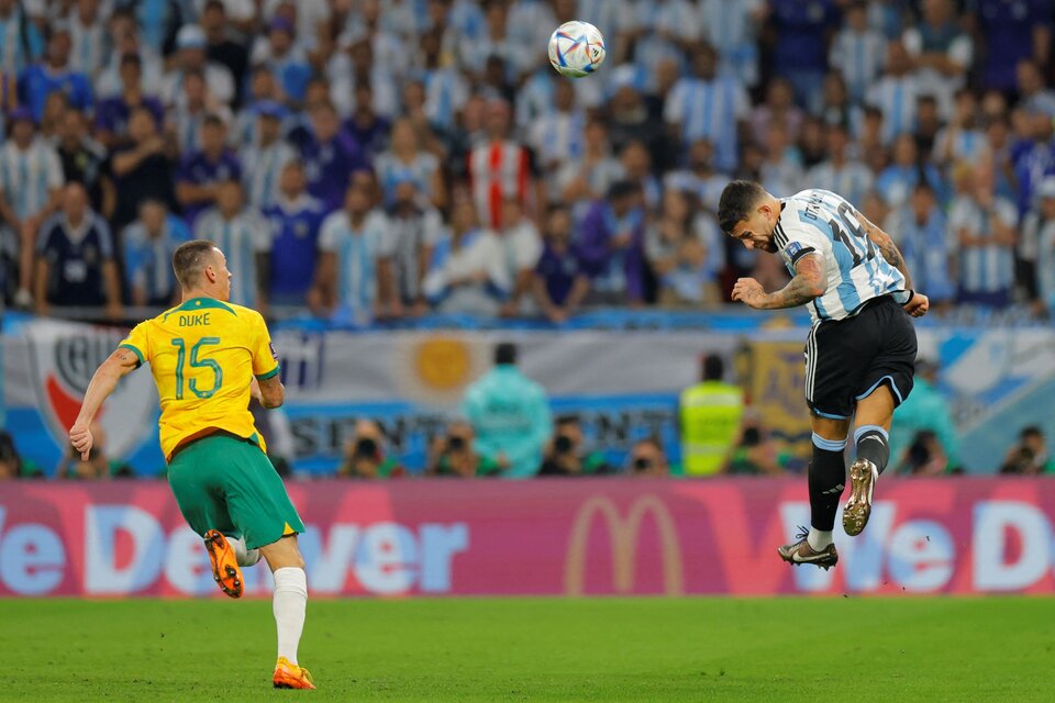 La Selección argentina se medirá con los "Socceroos" de australia este sábado, desde las 16. (Fuente: AFP)