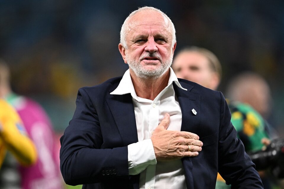 Graham Arnold, entrenador de la selección australiana de fútbol. (Foto: AFP)