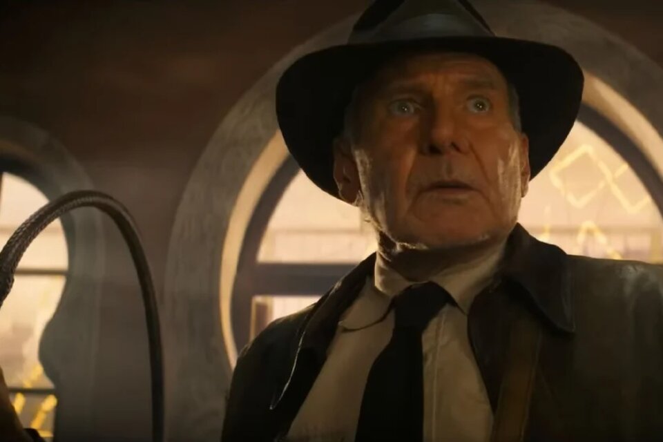 Lanzan el primer trailer de “Indiana Jones and the Dial of Destiny”, la quinta entrega con Harrison Ford. Imagen: Disney.   