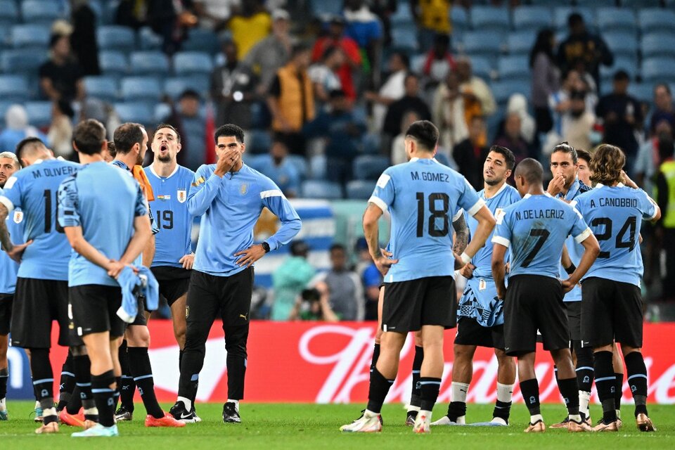 Uruguay, afuera del Mundial en primera ronda. (Fuente: EFE)