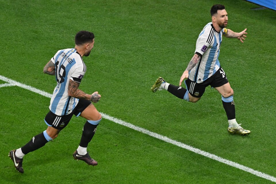 Lionel Messi, el goleador argentino. (Fuente: AFP)
