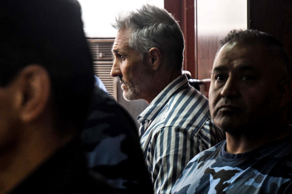 Pachelo escucha la condena por los robos (Fuente: Télam)