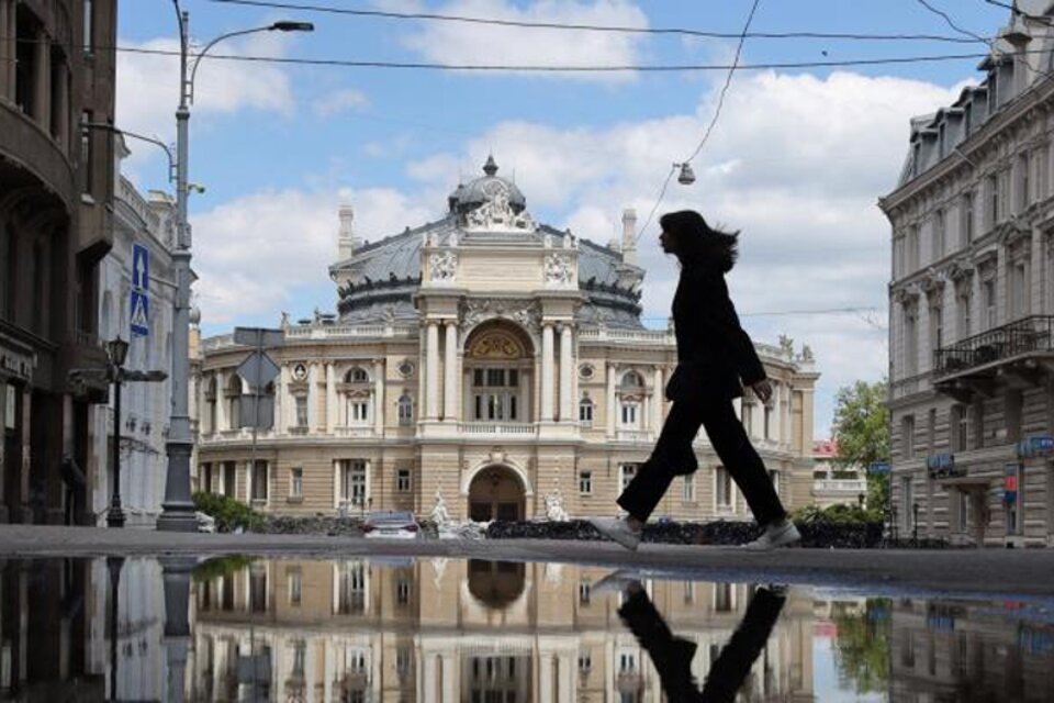 Odessa, la ciudad que quedó sin luz por el ataque ruso.  (Fuente: AFP)