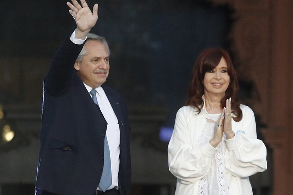 El presidente Alberto Fernández rechazó la sentencia contra Cristina Fernández. Imagen: Leandro Teysseire 