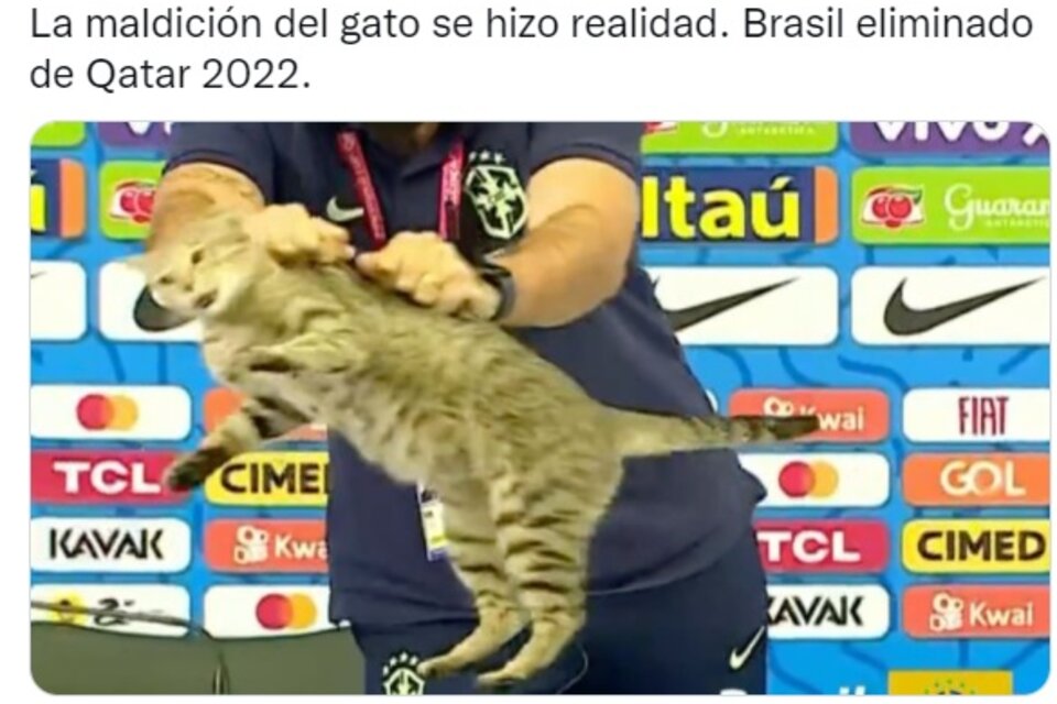 Los mejores memes del partido de Croacia y Brasil. (Twitter)