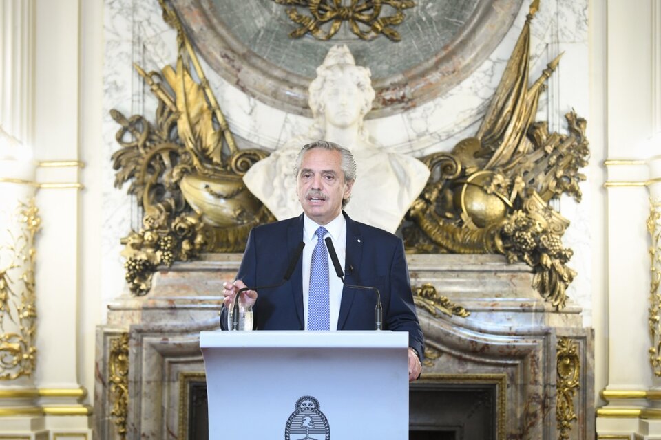 Alberto Fernández ratificó la unidad del Frente de Todos de cara a 2023. Imagen: Presidencia