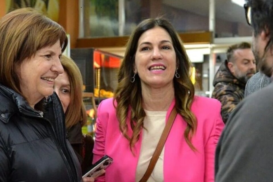 La diputada bonaerense Florencia Retamoso junto a Patricia Bullrich.