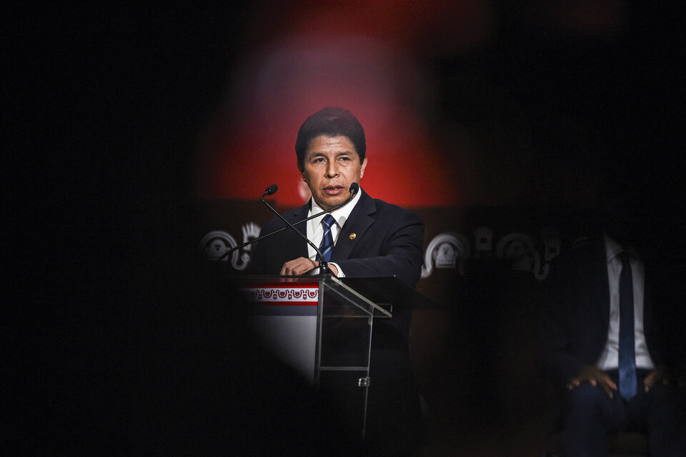 Castillo declaró su inocencia y pidió que se detenga la represión. (Fuente: AFP)