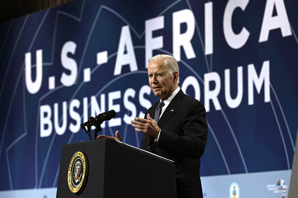Biden abogó este miércoles por forjar una gran alianza con África. (Fuente: AFP)