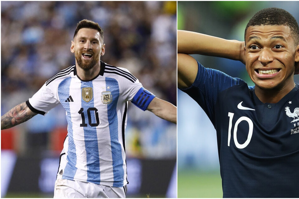 Argentina y Francia rivales por segunda vez consecutiva, pero esta vez, en la instancia de final de la Copa del Mundo de Qatar. (TW/fifaworldcup_es)