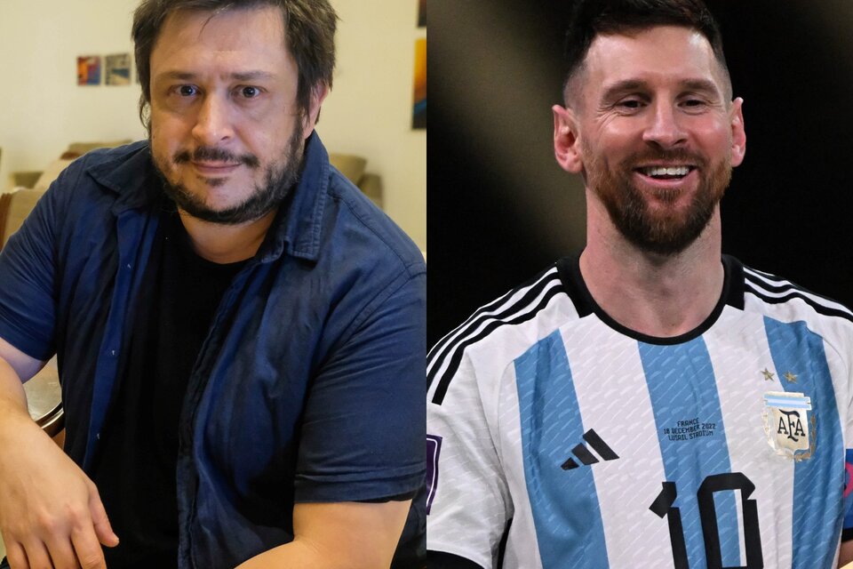 Hernán Casciari escribió un relato que emocionó al propio Lionel Messi (Télam/AFP)