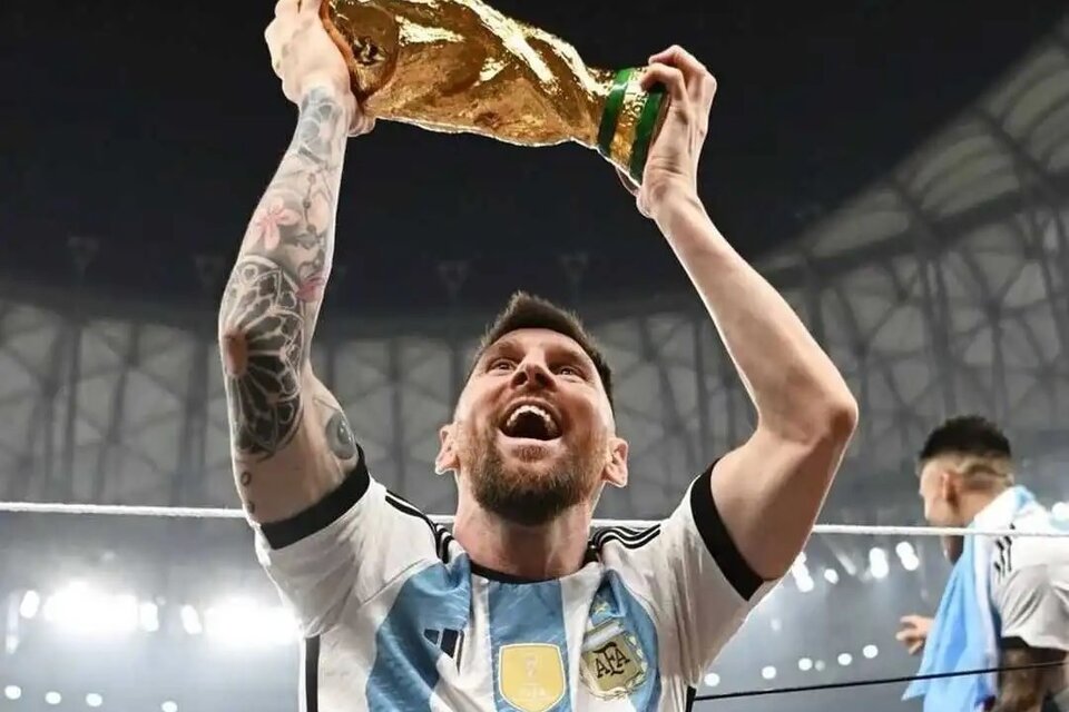 La foto de Lionel Messi, la más likeada de Instagram. Imagen: @leomessi.