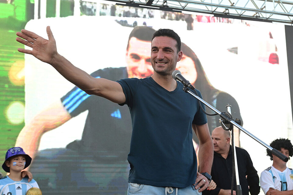 Scaloni tendrá también su diploma de honor. (Fuente: Sebastián Granata)