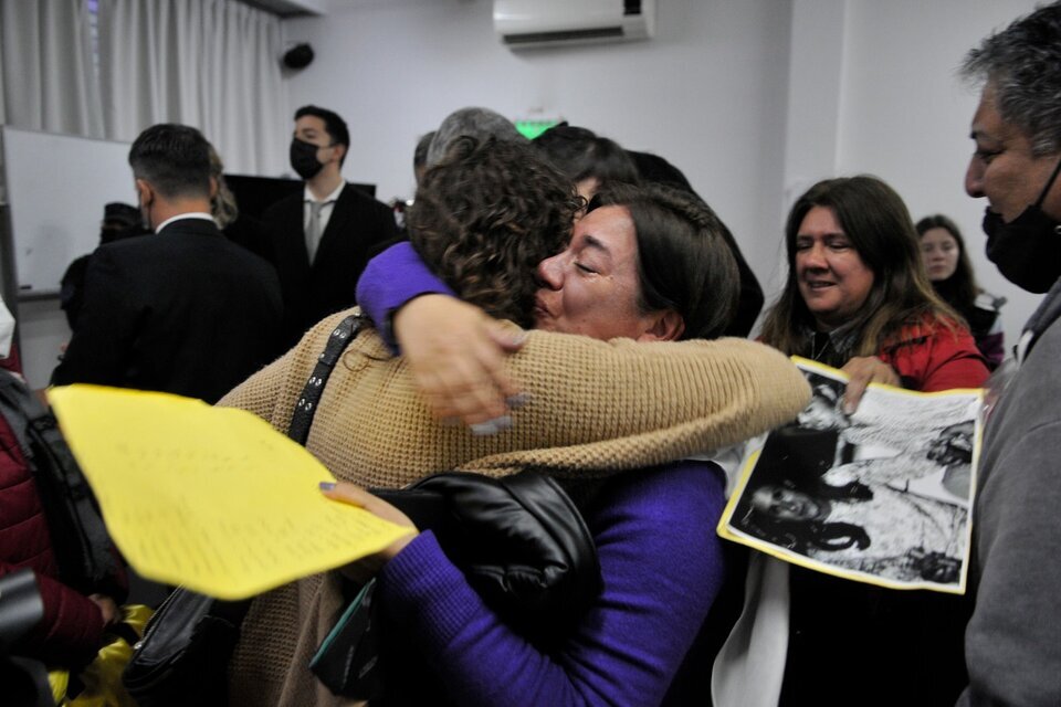 Familiares de las víctimas celebraron las condenas por crímenes en Campo de Mayo. (Fuente: Sandra Cartasso)