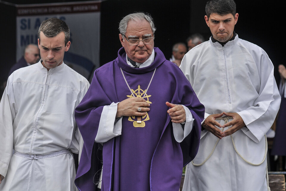 Oscar Ojea, presidente de la Conferencia Episcopal Argentina.  (Fuente: Adrián Pérez)