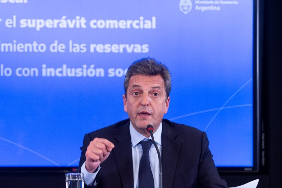 Sergio Massa, ministro de Economía. 