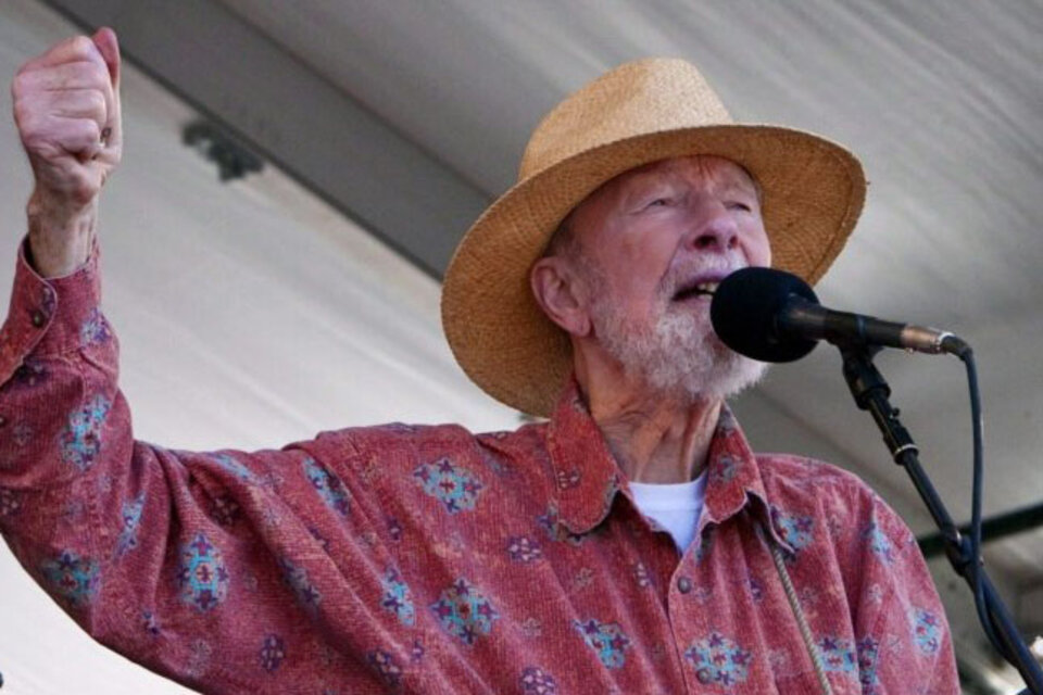 Pete Seeger murió el 27 de enero de 2014. (Fuente: EFE)