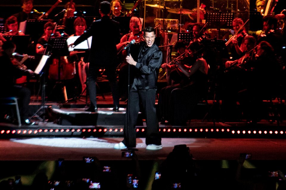 Ricky Martin viene de realizar una serie de conciertos en el Movistar Arena. Imagen: Télam. 