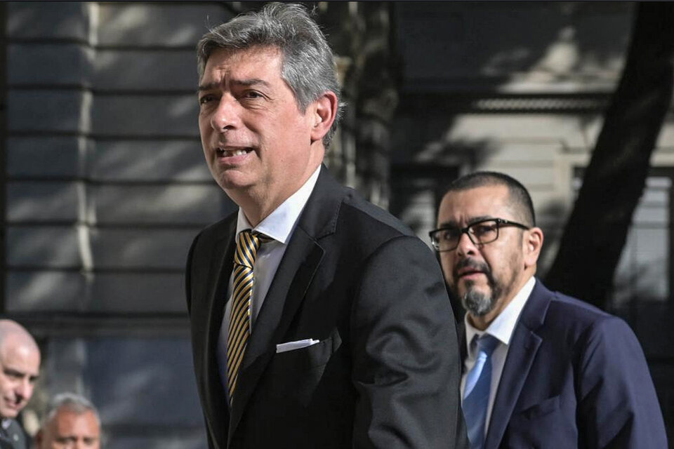 El presidente de la Corte, Horacio Rosatti, y su principal asesor, Silvio Robles. (Fuente: Télam)