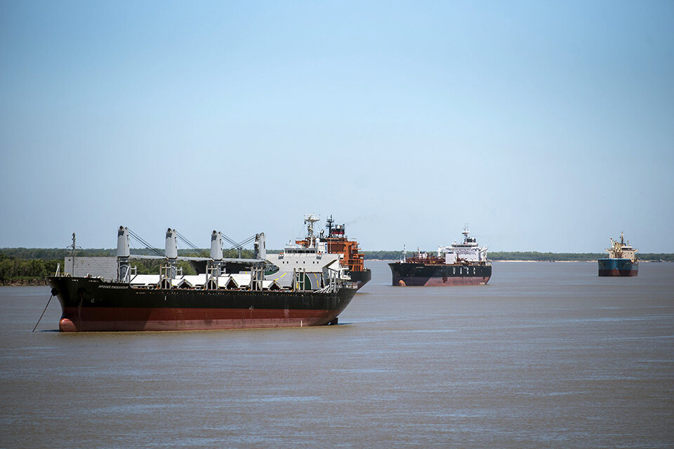 "La hidrovía nos trajo el océano a la provincia", dijo el gobernador. (Fuente: AFP)