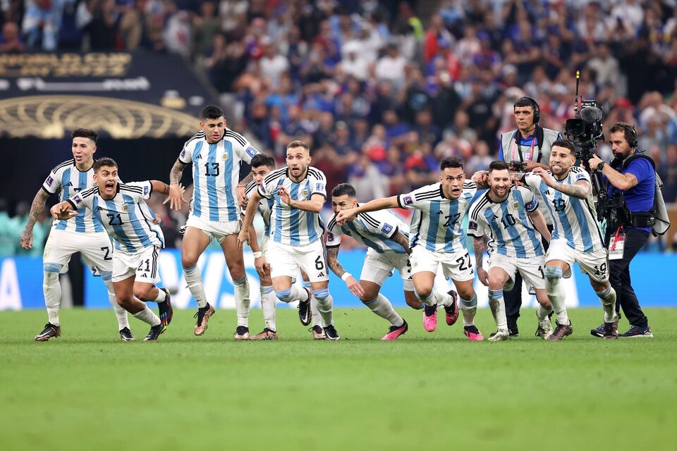 Argentina campeona del mundo 2022: una postal para toda la historia (Fuente: NA)