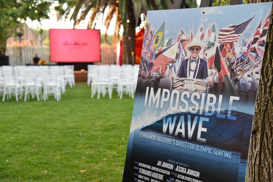 La presentación de La Ola Imposible, la película sobre el surf olímpico