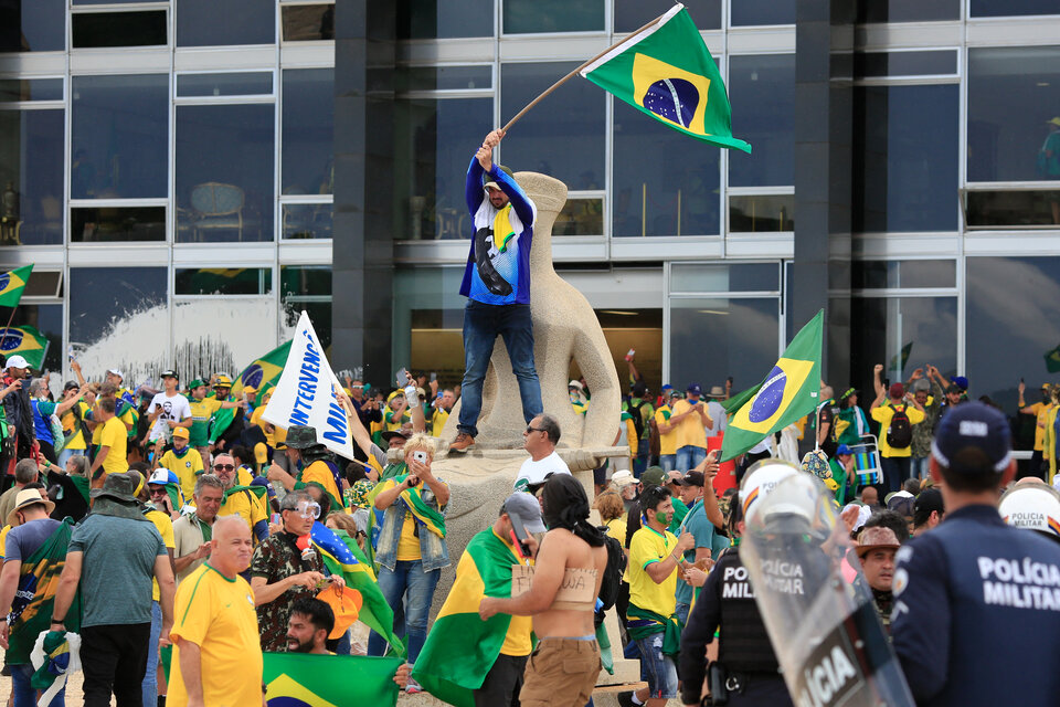 Intento de Golpe de Estado en Brasil. Imagen: AFP.