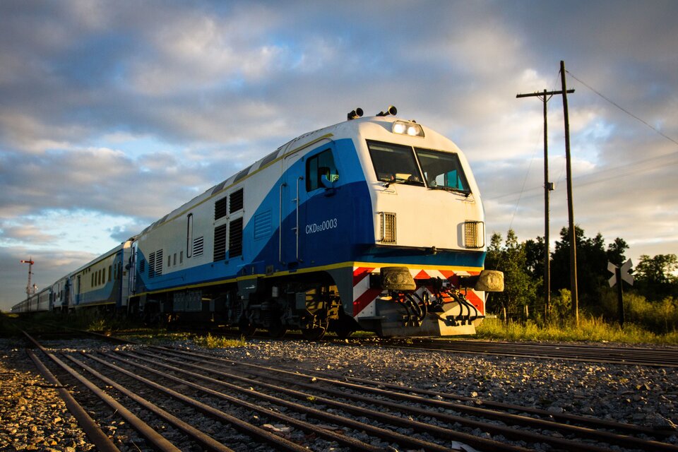 Tren a Mar del Plata. Imagen: NA.
