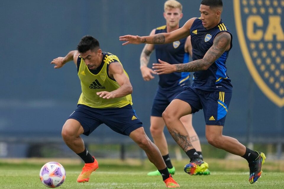 Boca trabaja de cara a medirse con Everton de Chile (Fuente: Foto Prensa Boca)