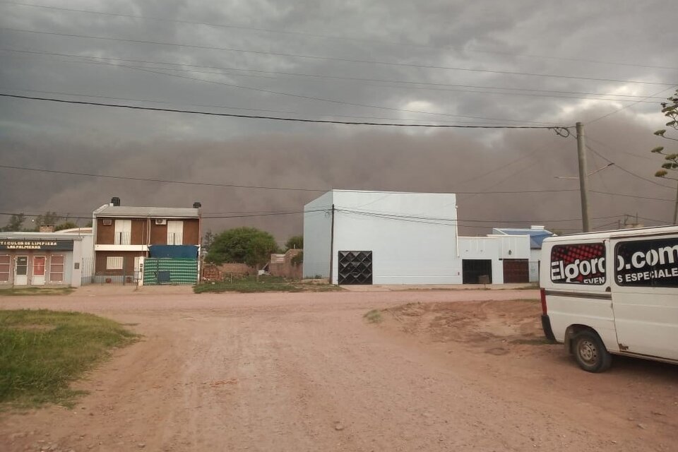 Tormenta en Chaco. Imagen: @mliemich