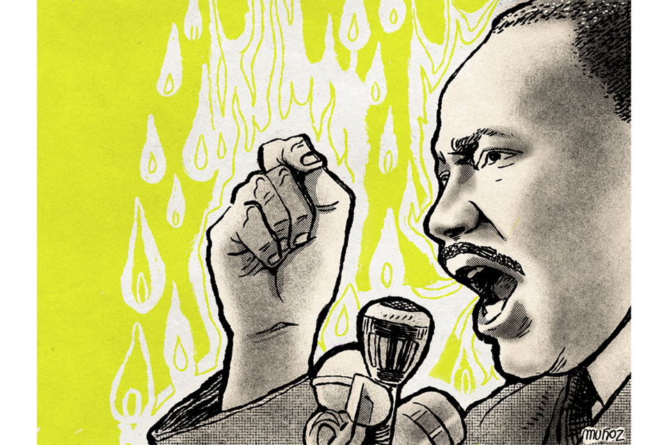 Martin Luther King Jr. Ilustración: Marina Muñoz