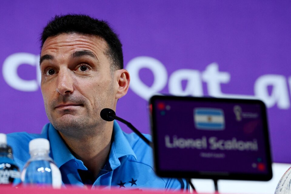 Lionel Scaloni, director técnico de la selección argentina. Imágen: NA.