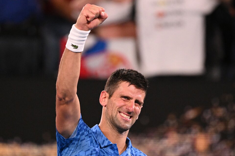 Novak Djokovic, jugará su décima final de Australia, torneo que conquistó nueve veces. (Fuente: AFP)