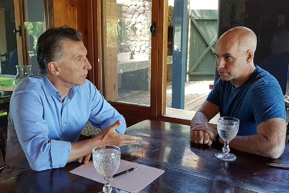 Macri y Larreta, tiempo atrás (Fuente: Télam)