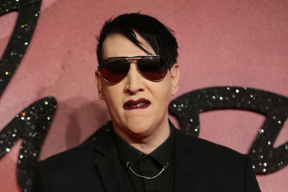Marilyn Manson fue acusado de abuso sexual. Imagen: NA.