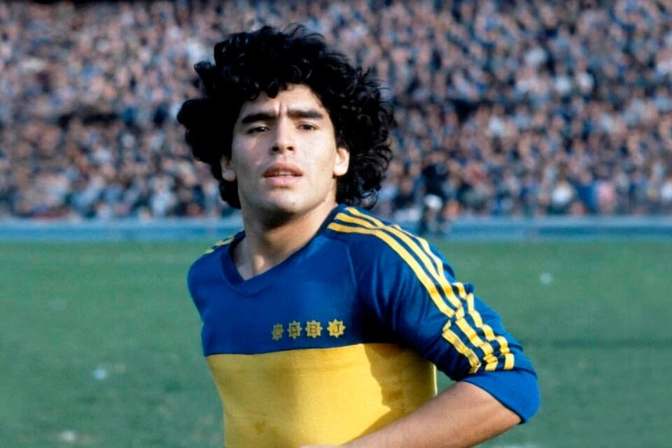 Diego Maradona debutó en Boca el 22 de febrero de 1981.